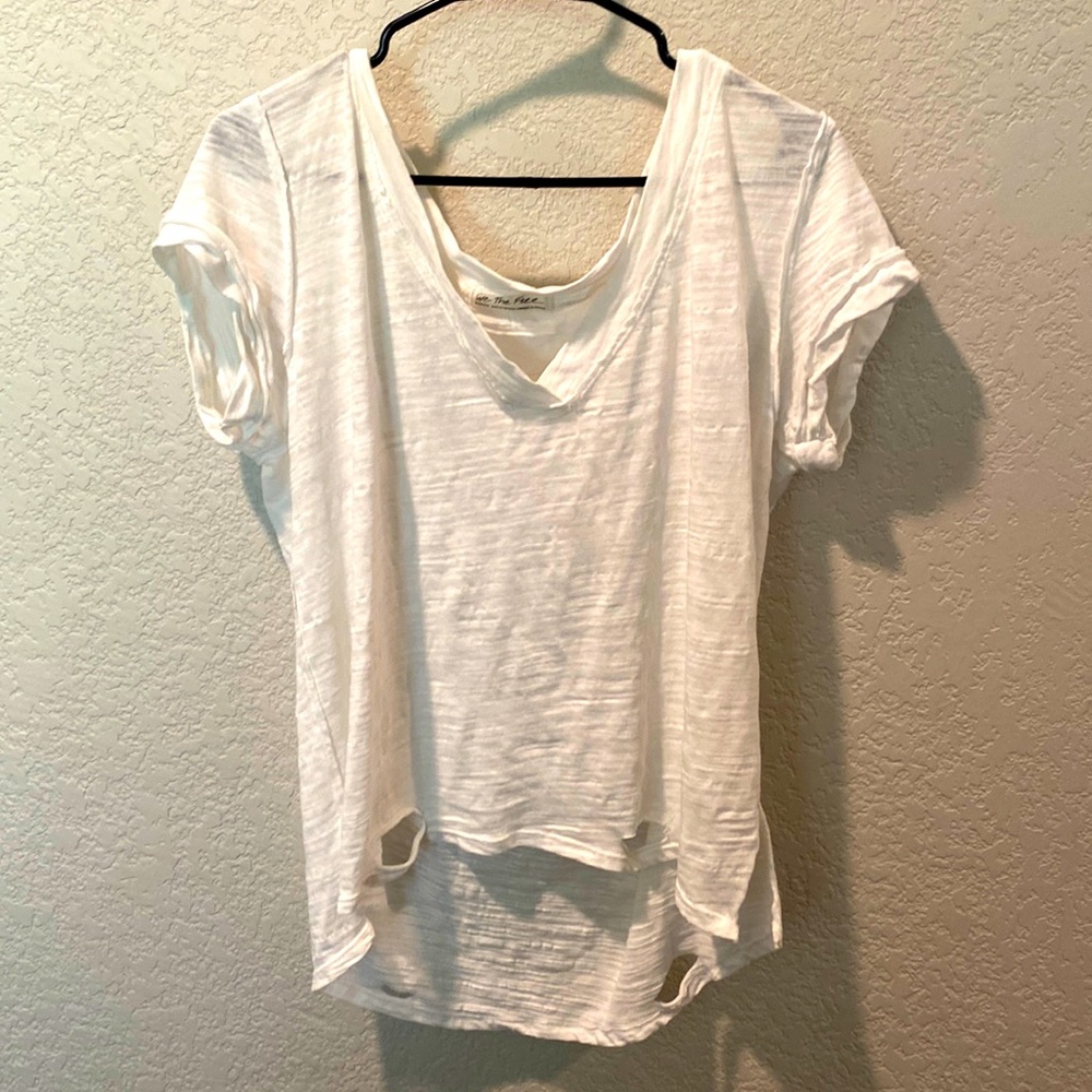 We The Free Distressed Top